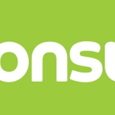 Logomarca Consul com fundo verde