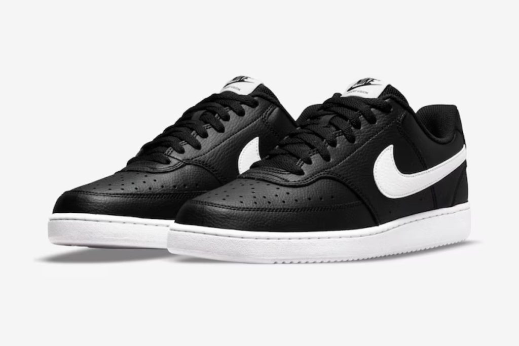 Nike Court Vision branco e preto