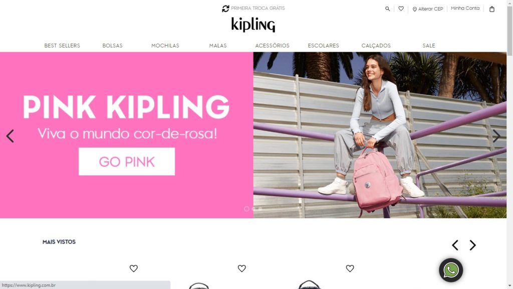 Página inicial Kipling