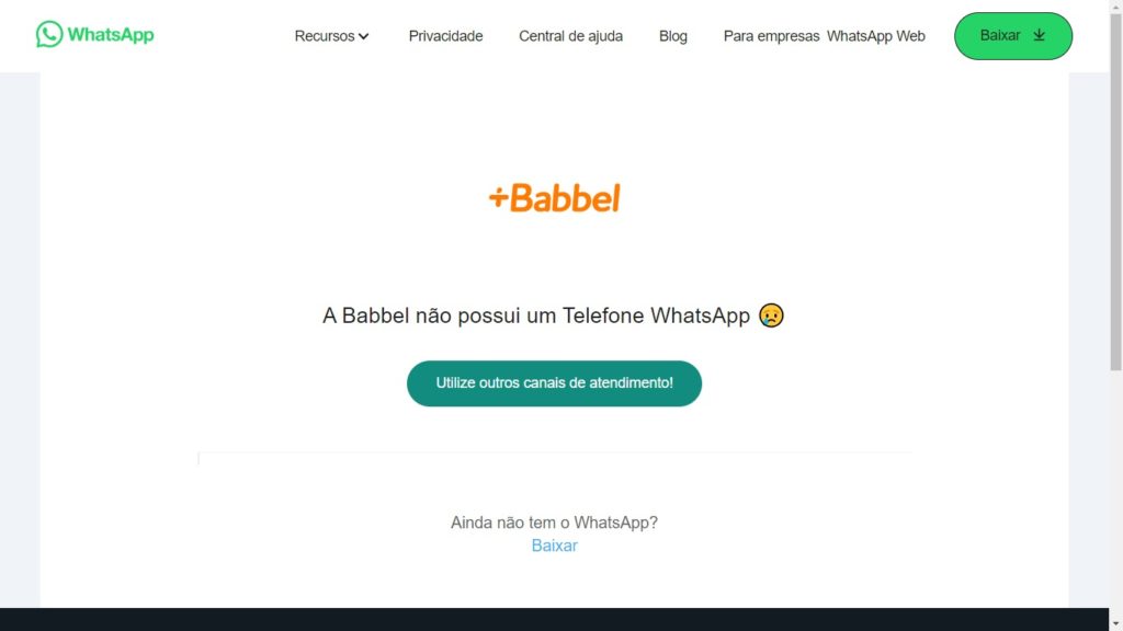 WhatsApp Babbel
