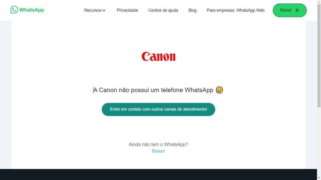 WhatsApp Canon