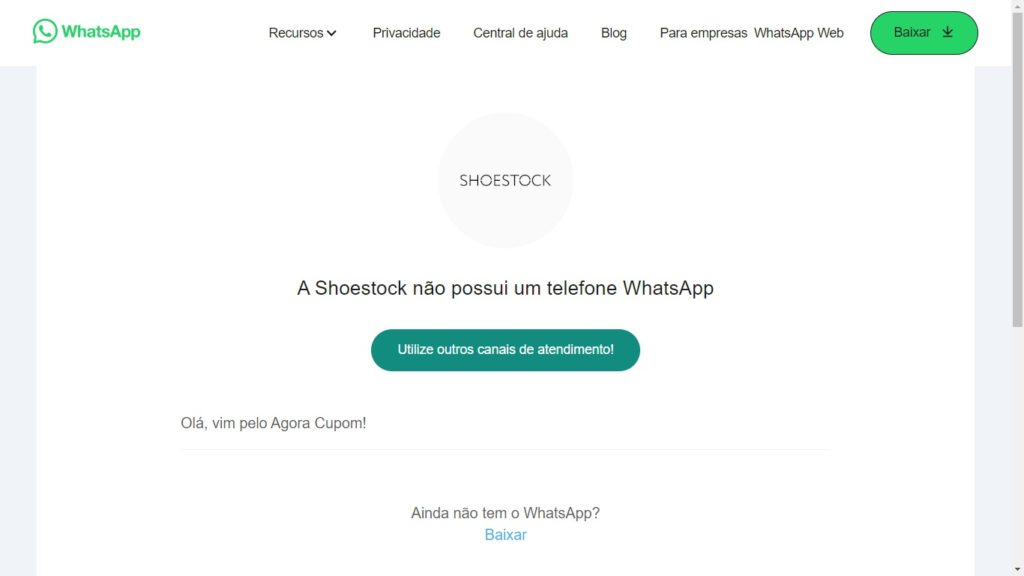 WhatsApp Shoestock