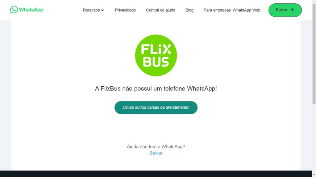 WhatsApp Flixbus