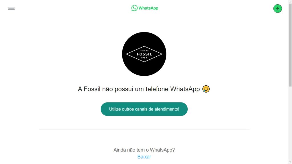 WhatsApp Fossil
