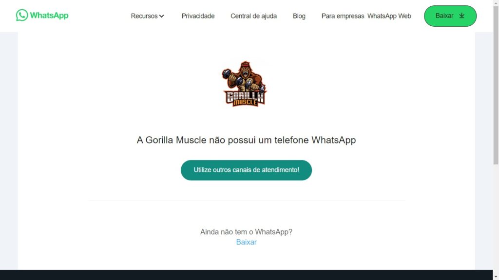WhatsApp Gorilla Muscle