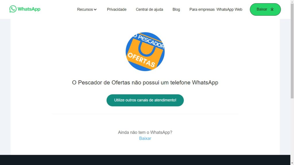 WhatsApp O Pescador de Ofertas