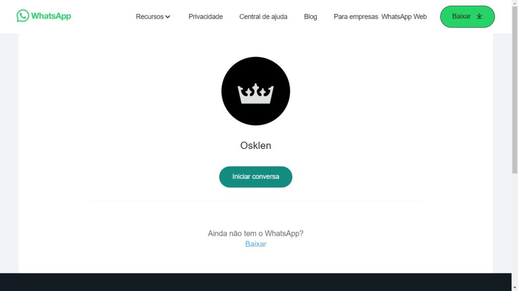WhatsApp Osklen