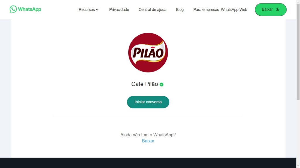 WhatsApp Pilão