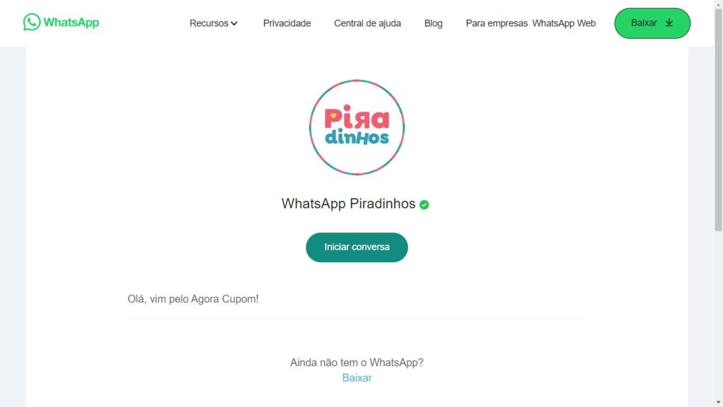 WhatsApp Piradinhos