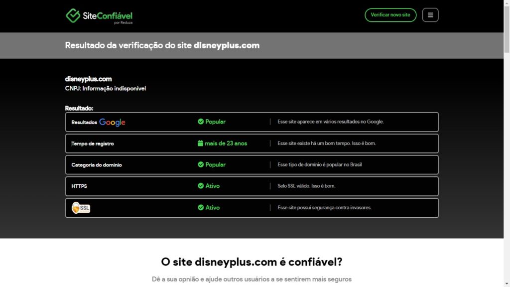 Site Confiável Disney Plus