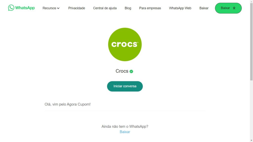 WhatsApp Crocs