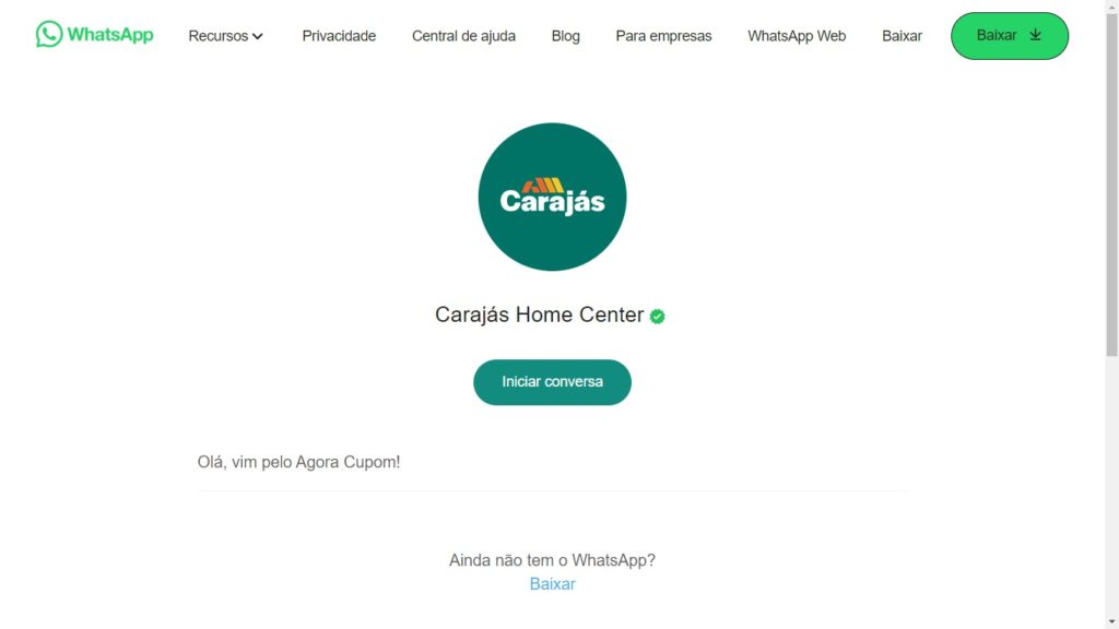 WhatsApp Carajás Online