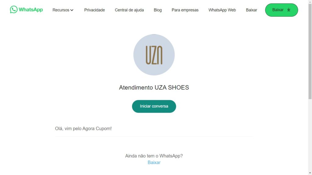 WhatsApp UZA Shoes